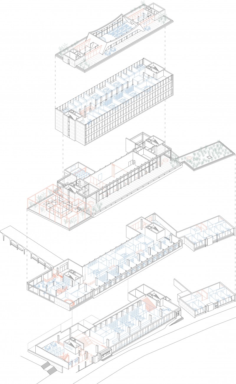 21(13) A CITY HALL_AXONOMETRIE_ECLATEE